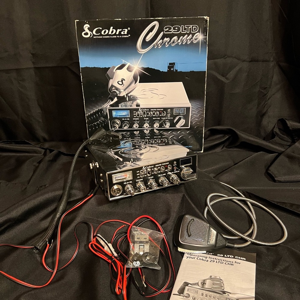 Cobra 29 LTD Chrome Professional CB Radio with Microphone
